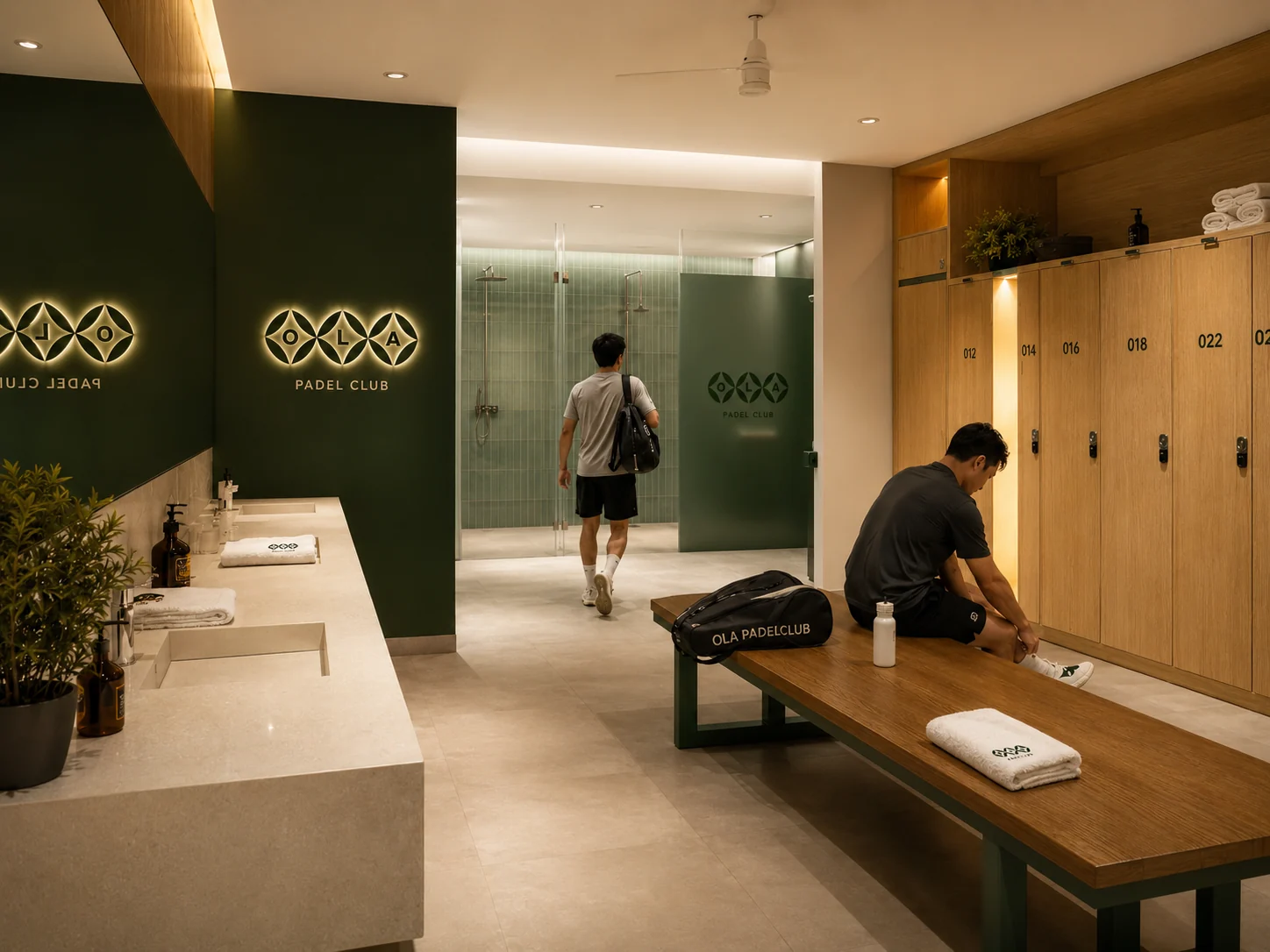 OLA shower and changing facilities